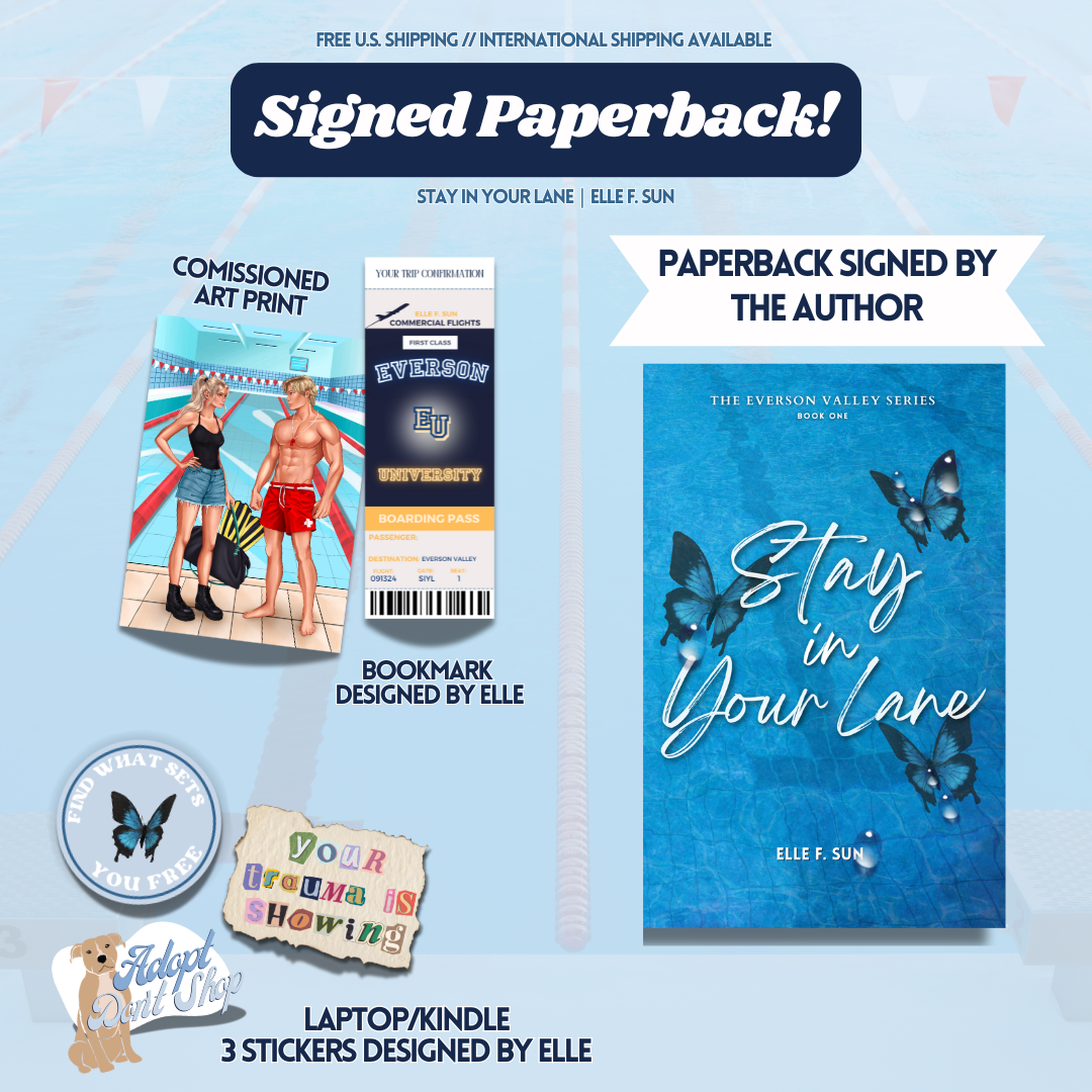 Stay In Your Lane by Elle F. Sun // Signed Paperbacks